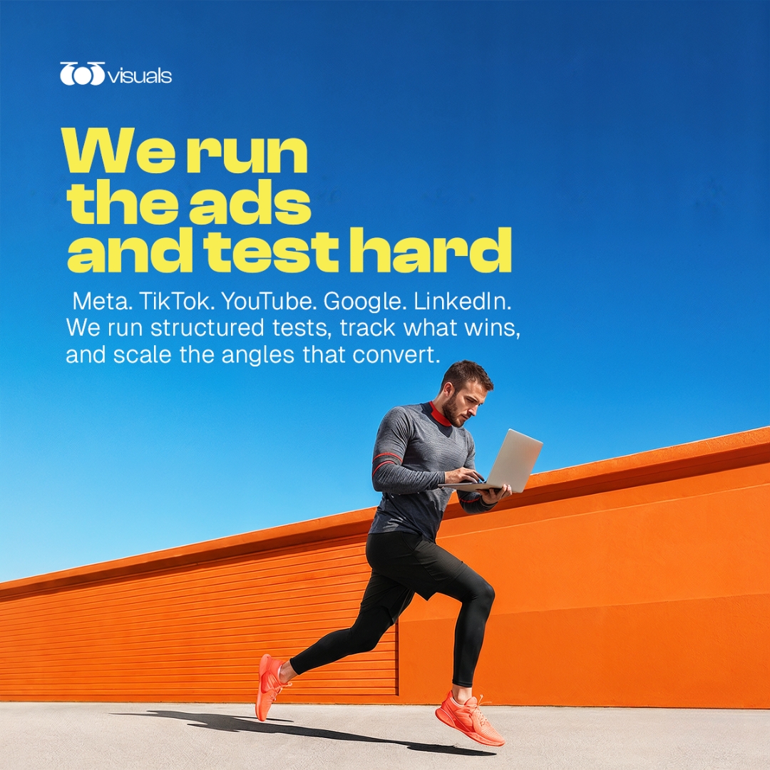 We run the ads and test hard